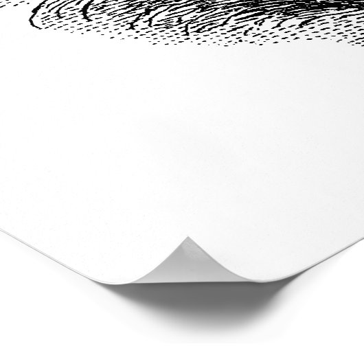 Hipster Beer Poster (Hoek)