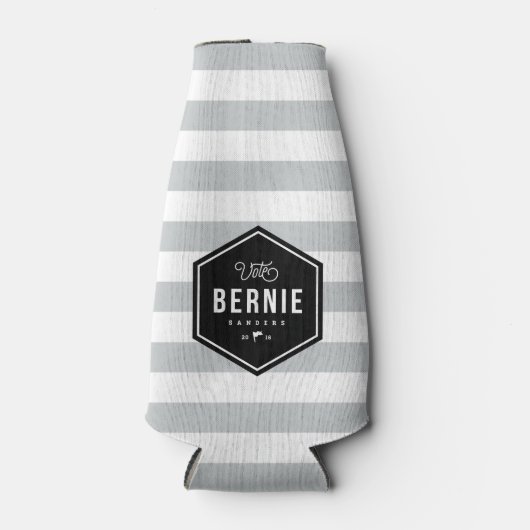 Hipster Bernie Flesjeskoeler (Voorkant)