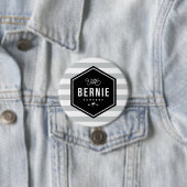 Hipster Bernie Ronde Button 7,6 Cm (In situ)
