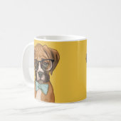 Hipster boxer Puppy Koffiemok (Voorkant links)