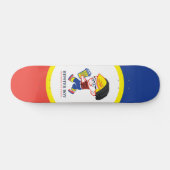Hipster Boy - Parody illustratie Skateboard (Horizontaal)