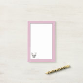 Hipster Bulldog Post-it® Notes (Op bureau)