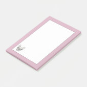 Hipster Bulldog Post-it® Notes (Schuin)