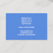 Hipster Cat met Visitekaartje bril (Achterkant)