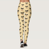 Hipster Cat met zonnebril Leggings (Achterkant)