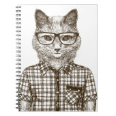 Hipster Cat Notitieboek (Voorkant)
