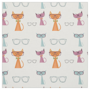 Hipster Cats Stof