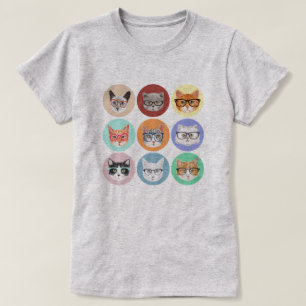 Hipster Cats T-shirt