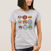 Hipster Cats T-shirt (Voorkant)