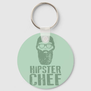 Hipster Chef Sleutelhanger