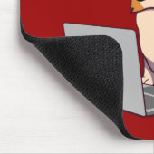 Hipster Corgi 2 (zonder tekst) Muismat (Hoek)