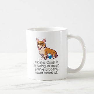 Hipster Corgi Koffiemok