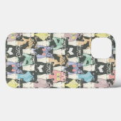 Hipster Cute Cats Pattern Case-Mate iPhone Case (Achterkant (horizontaal))