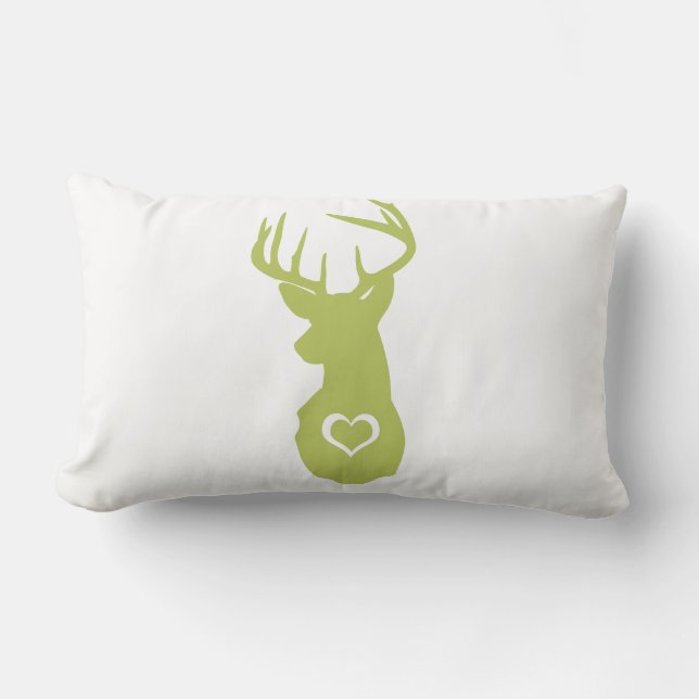 HIPSTER DEER HEAD MET HOORZITTEN KUSSEN (Voorkant)