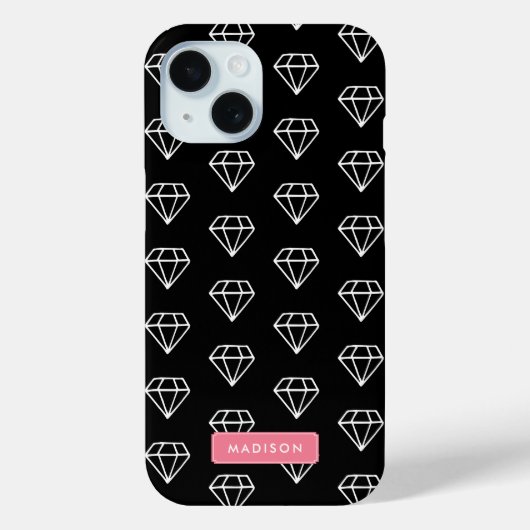 Hipster Diamonds Pattern Case-Mate iPhone Case (Achterkant)