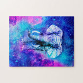 Hipster Elephant Nebula Space Legpuzzel (Horizontaal)