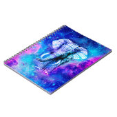 Hipster Elephant Nebula Space Notitieboek (Linkerzijde)