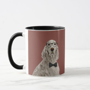 Hipster English Setter Mok voor Hondenliefhebbers