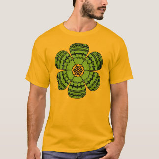 Hipster Flower Mannen T-Shirt