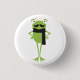 Hipster Frog Ronde Button 3,2 Cm