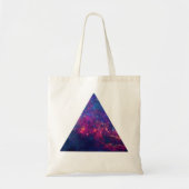 Hipster Galaxy / Ruimtedriehoek Tote Bag (Voorkant)