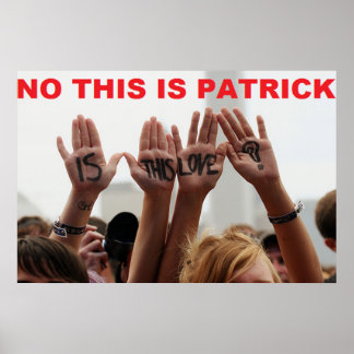 Hipster geeft Poster uit