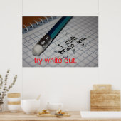 Hipster geeft Poster uit (Keuken)