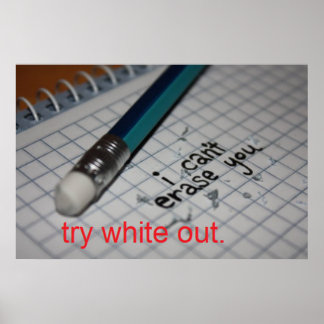 Hipster geeft Poster uit