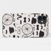 hipster geek mustache jazz Case-Mate iPhone case (Achterkant (horizontaal))