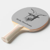 Hipster Goat Tafeltennisbatje (Voorkant Gekanteld)