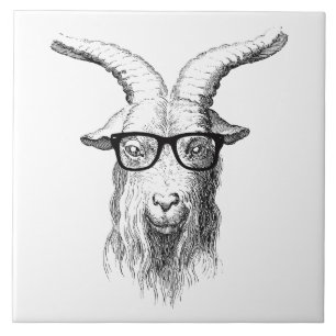 Hipster Goat Tegeltje