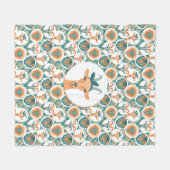 Hipster Goats | TotaalGoatally™ Fleece Deken (Voorkant (Horizontaal))