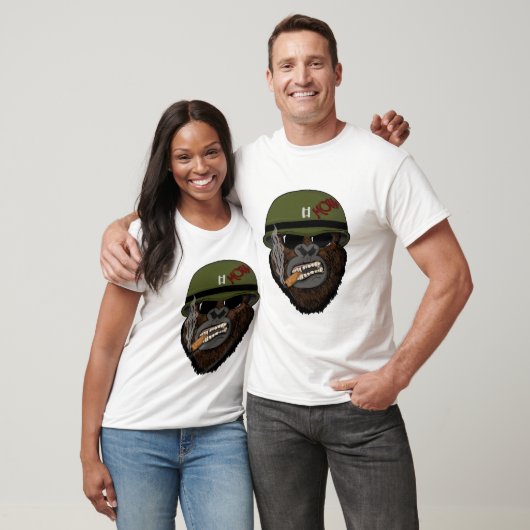 Hipster Gorilla met bril en grappige aap T-shirt (Unisex)