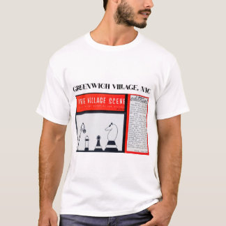 Hipster Greenwich Village, NYC T-shirt