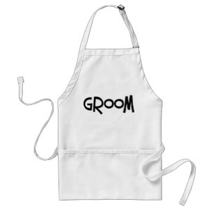 Hipster Groom Standaard Schort