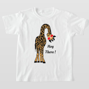 Hipster Hi Custom Grappig Giraffe T-shirt design