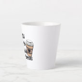 Hipster Hot Latte Cool Dreams Custom Coffee Mug (Devant)