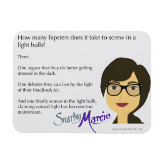 Hipster Humor Magneet