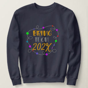 Hipster Joyeux Sweatshirt du Nouvel An - Année Per