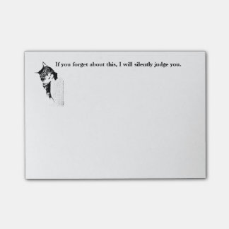 Hipster Kat zal je beoordelen Post-it® Notes