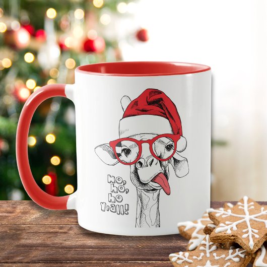 Hipster-kerstGiraffe | FEESTDAGEN Mok