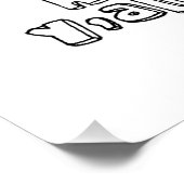 Hipster-kerstGiraffe | FEESTDAGEN Perfect Poster (Hoek)