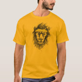 Hipster lion t-shirt (Voorkant)