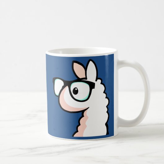 Hipster Llama Koffiemok (Rechts)