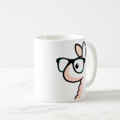 Hipster Llama Koffiemok (Voorkant rechts)