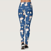 Hipster Llama Madness Leggings (Achterkant)