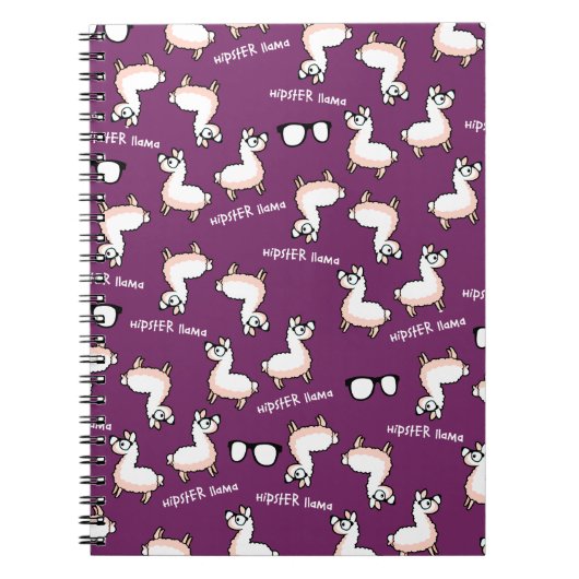 Hipster Llama Madness Notitieboek (Voorkant)