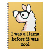 Hipster Llama Notitieboek (Voorkant)