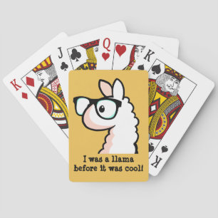 Hipster Llama Pokerkaarten