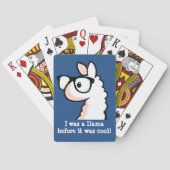 Hipster Llama Pokerkaarten (Achterkant)